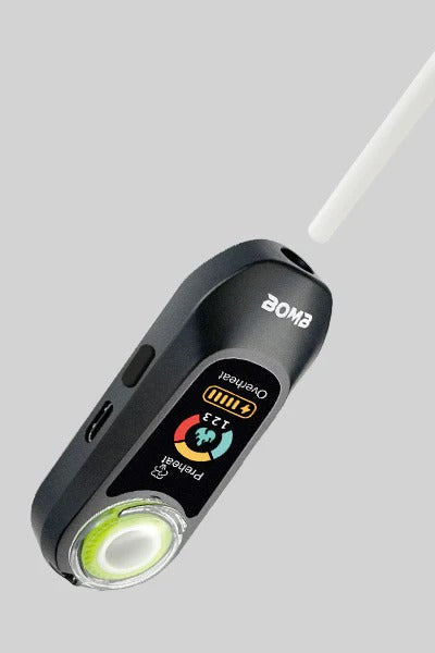 Portable Electronic Device – Compact Rechargeable Device with Fast Heating (Onyx Black)