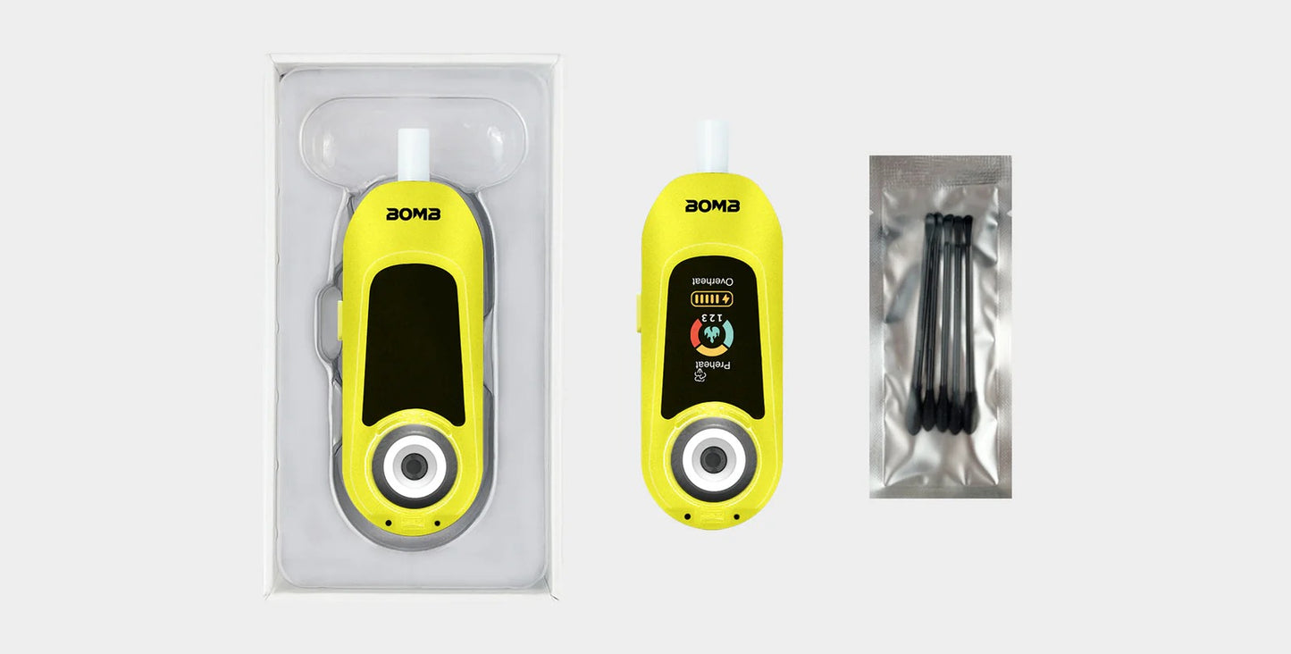 Portable Electronic Device – Compact Rechargeable System- Lemon Color Edition