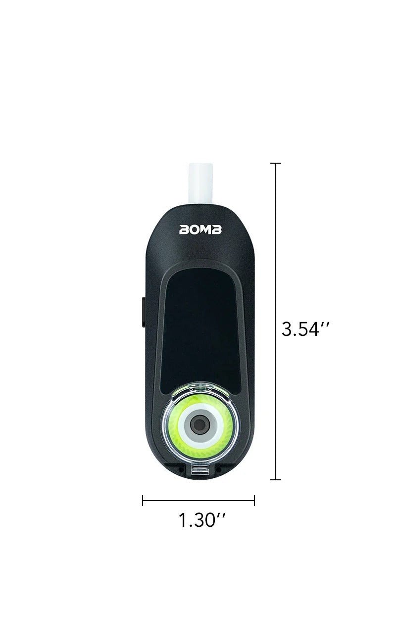 Portable Electronic Device – Compact Rechargeable Device with Fast Heating (Onyx Black)