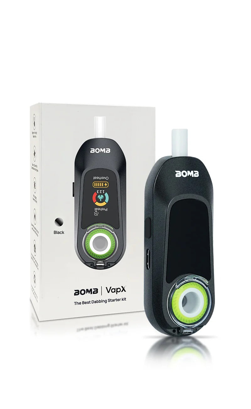 Portable Electronic Device – Compact Rechargeable Device with Fast Heating (Onyx Black)